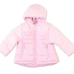 NEW Hunter Pink Hooded Puffer Jacket